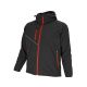 KURTKA SOFTSHELL BENNON FORCE - CZARNY-CZERWONY