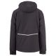 KURTKA SOFTSHELL CREEK LITE PAD - ANTRACYTOWY-CZARNY