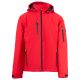 KURTKA SOFTSHELL CREEK LITE PAD - CZERWONY-CZARNY