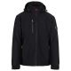 KURTKA SOFTSHELL CREEK ULTRALITE PAD - CZARNY-CZARNY