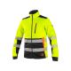 KURTKA SOFTSHELL CXS BENSON OSTRZEGAWCZA - ŻÓŁTO-CZARNY