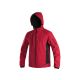 KURTKA SOFTSHELL CXS DURHAM MĘSKA - CZERWONO-CZARNY