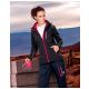 KURTKA SOFTSHELL FLORET DAMSKA - CZARNO-RÓŻOWY