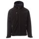 KURTKA SOFTSHELL GALE PAD - CZARNY-CZARNY