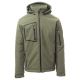 KURTKA SOFTSHELL STREAM PAD - ZIELONY WOJSKOWY-ZIELONY