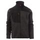 KURTKA SOFTSHELL TRAVEL - SZARY STALOWY MELANŻ-CZARNO