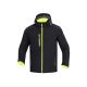 KURTKA SOFTSHELL VISION ZIMOWA - CZARNY-ŻÓŁTY