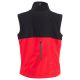 KURTKA SOFTSHELL WISE VEST - CZERWONY-CZARNY