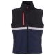 KURTKA SOFTSHELL WISE VEST - GRANATOWY-CZARNY