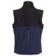 KURTKA SOFTSHELL WISE VEST - GRANATOWY-CZARNY
