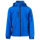 KURTKA SOFTSHELL Z KAPTUREM CREEK L.I.T. - KRÓLEWSKI NIEBIESKI