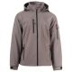 KURTKA SOFTSHELL Z KAPTUREM CREEK L.I.T. - ZADYMIONY