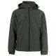 KURTKA SOFTSHELL Z KAPTUREM CREEK - LEŚNA ZIELEŃ