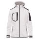 KURTKA SOFTSHELL Z KAPTUREM EXTREME LADY - BIAŁY-CZARNY