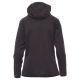 KURTKA SOFTSHELL Z KAPTUREM EXTREME LADY - CZARNY-CZARNY