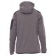 KURTKA SOFTSHELL Z KAPTUREM EXTREME LADY - SZARY STALOWY-CZARNY