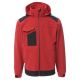 KURTKA SOFTSHELL Z KAPTUREM PERFORMER 2.0 - CZERWONY-CZARNY