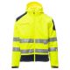 KURTKA SOFTSHELL Z KAPTUREM SHINE 2.0 - ŻÓŁTY FLUO-GRANATOWY