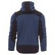 KURTKA SOFTSHELL Z KAPTUREM TRIP - NIEBIESKI MELANŻ-CZARNO-ŻÓŁTY FLUO