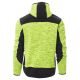 KURTKA SOFTSHELL Z KAPTUREM TRIP - ŻÓŁTY FLUO-CZARNY