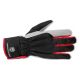 RĘKAWICE CARPOS VELCRO GREY/RED