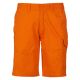 SPODENKI KRÓTKIE BERMUDY SERVICE STRETCH - POMARAŃCZOWY