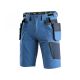 SPODENKI KRÓTKIE CXS NAOS MĘSKIE - NIEBIESKI Z ELEM. ODBLASK.