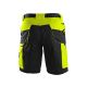 SPODENKI KRÓTKIE CXS SIRIUS BRIGHTON MĘSKIE - CZARNO-ŻÓŁTY