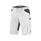 SPODENKI KRÓTKIE CXS STRETCH MĘSKIE - BIAŁO-SZARY