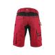 SPODENKI KRÓTKIE CXS STRETCH MĘSKIE - CZERWONO-CZARNY