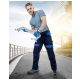 SPODNIE DO PASA COOL TREND - GRANATOWY - 183-190CM