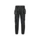 SPODNIE DO PASA CXS LEONIS MĘSKIE - CZARNY Z SZARYMI DODAT.