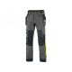 SPODNIE DO PASA CXS NAOS MĘSKIE HV ŻÓŁTE ELEM. - SZARO-CZARNY