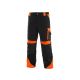 SPODNIE DO PASA CXS SIRIUS BRIGHTON MĘSKIE - CZARNO-POMARAŃCZOWY