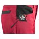 SPODNIE DO PASA CXS SOLIS - CZERWONY-CZARNY