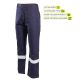SPODNIE DO PASA PROFFLAM ANTISTATIC ODBLASK KAT.II - GRANATOWY