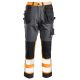 SPODNIE DO PASA SEVEN KINGS FLASH - STALOWO/POMARAŃCZOWY