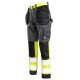 SPODNIE DO PASA SEVEN KINGS FLASH - STALOWO/ŻÓŁY