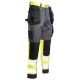 SPODNIE DO PASA SEVEN KINGS FLASH - STALOWO/ŻÓŁY