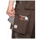 SPODNIE DO PASA URBAN+ - BRĄZOWY - 170-175CM