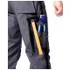 SPODNIE DO PASA URBAN+ - CIEMNOSZARY - 183-190CM