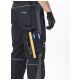 SPODNIE DO PASA URBAN+ - CZARNY - 183-190CM