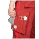 SPODNIE DO PASA URBAN - CZERWONY - 170-175CM