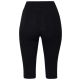 SPODNIE ELASTYCZNE DAMSKIE 3/4 ARDON®ALDRI - CZARNY