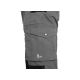SPODNIE OGRODNICZKI CXS STRETCH 170-176CM MĘSKIE - SZARO-CZARNY