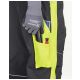 SPODNIE OGRODNICZKI NEON - CZARNO-ŻÓŁTY - 183-190CM