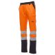 SPODNIE ROBOCZE CHARTER POLAR - POMARAŃCZOWY FLUO-GRANATOWY