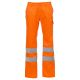 SPODNIE ROBOCZE CHARTER - POMARAŃCZOWY FLUO