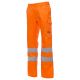 SPODNIE ROBOCZE CHARTER - POMARAŃCZOWY FLUO