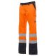 SPODNIE ROBOCZE CHARTER-WINTER - POMARAŃCZOWY FLUO-GRANATOWY